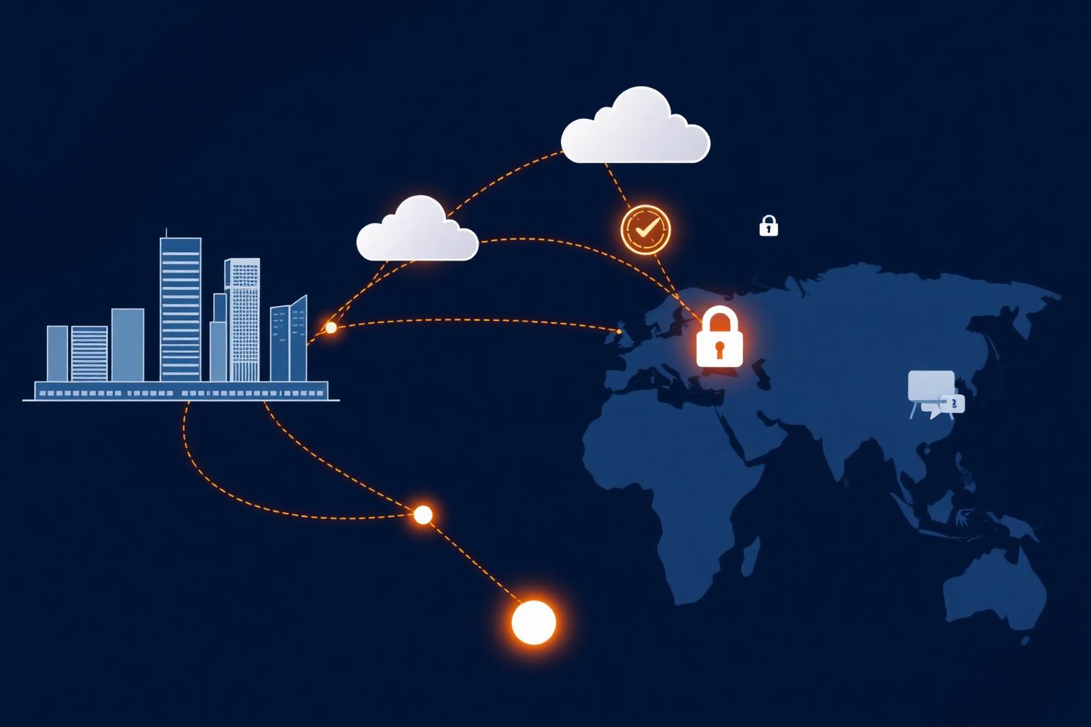 Managed IT and cybersecurity connecting a Sydney migration business with an overseas office